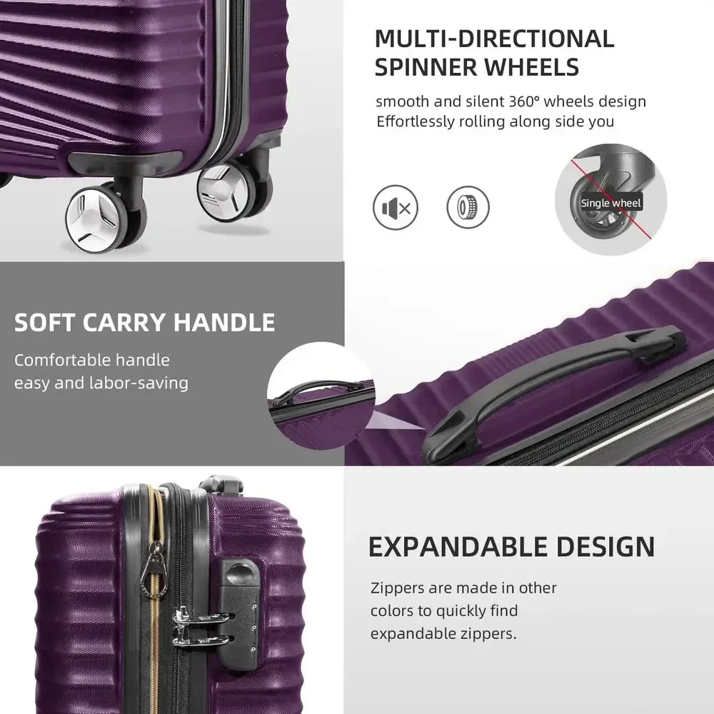 5-Piece Hard Shell Expandable  - огляд і ціна Expandable Hard Shell Luggage Set