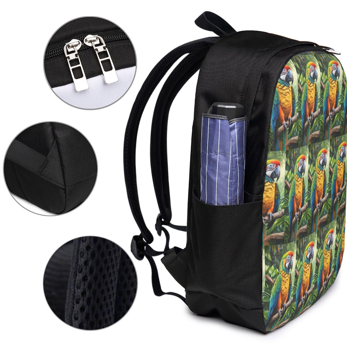 Cute Macaw Parrots Backpack Tr - огляд і ціна Travel Bags