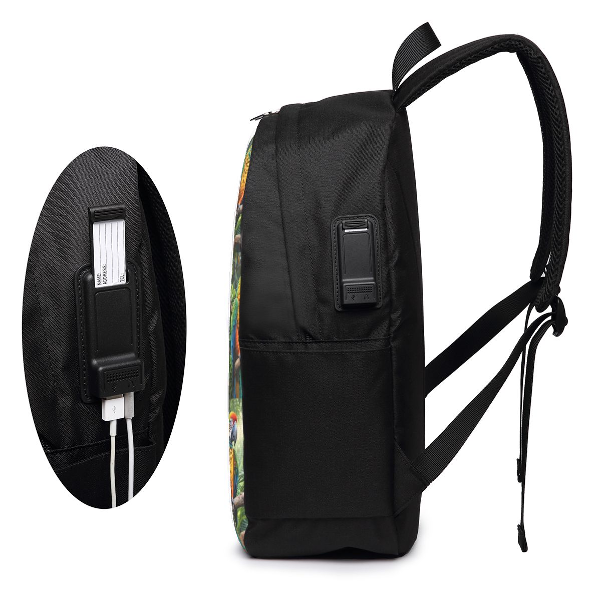 Cute Macaw Parrots Backpack Tr - огляд і ціна Travel Bags