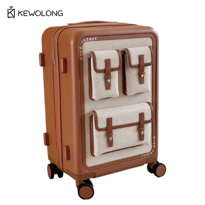 Vintage Canvas Spinner Suitcas - огляд і ціна Spinner Wheel Rolling Suitcase 20 Inch
