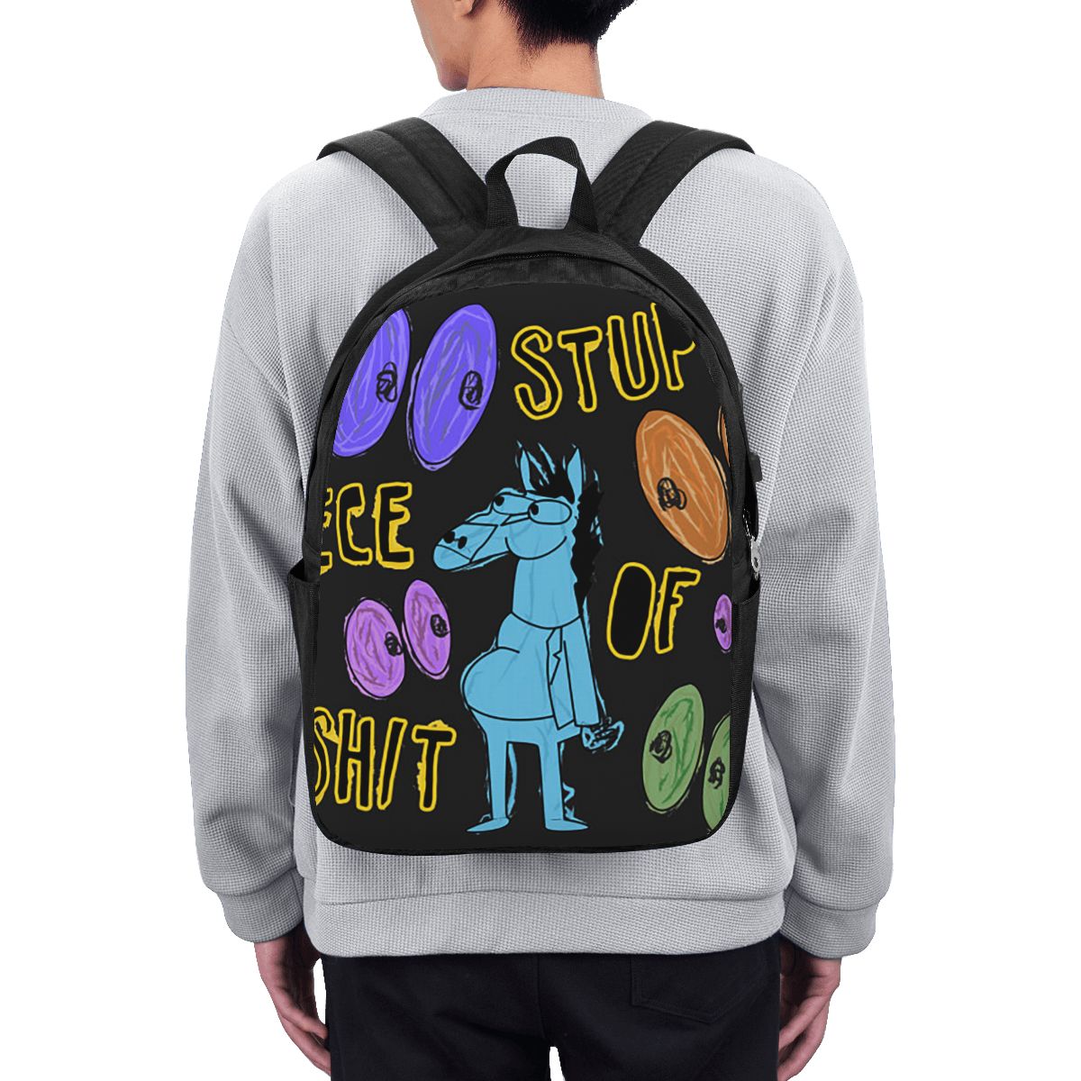 Cartoon Bojack Horseman Stupid - огляд і ціна Travel Bags