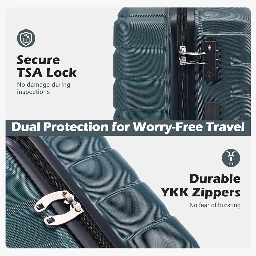 3-Piece Hard Shell Spinner Lug - огляд і ціна Expandable Hard Shell Luggage Set