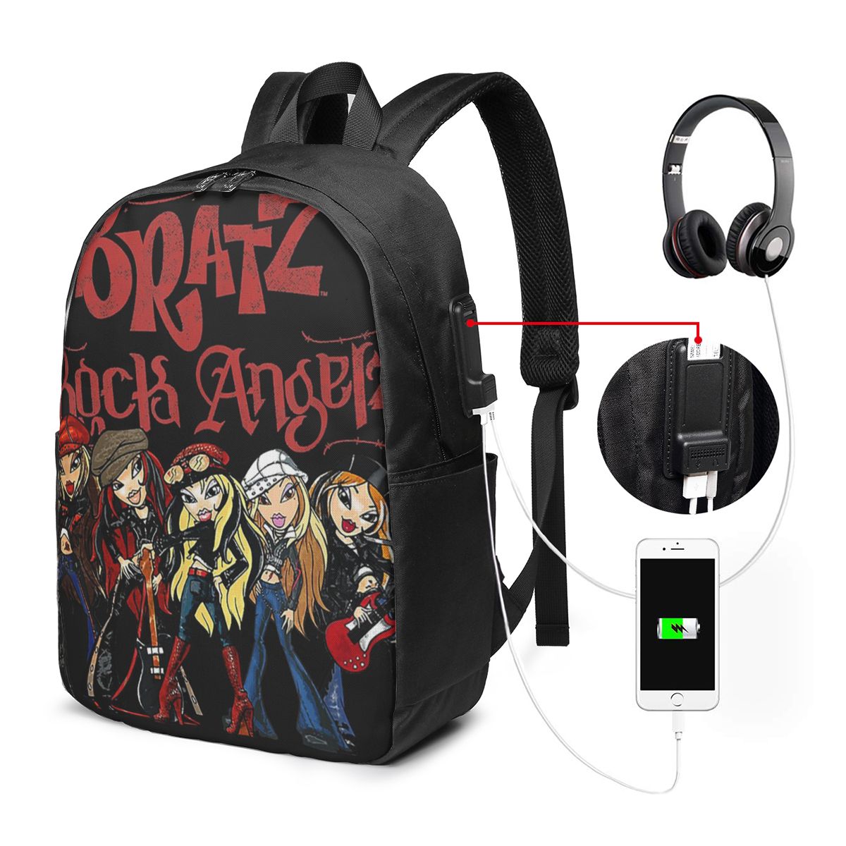 Bratz Rock Angelz Group Shot B - огляд і ціна Travel Bags
