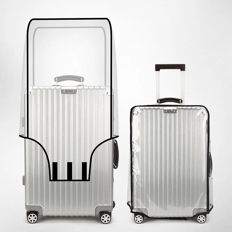 Transparent PVC Luggage Cover  - огляд і ціна Luggage Protective Cover Transparent