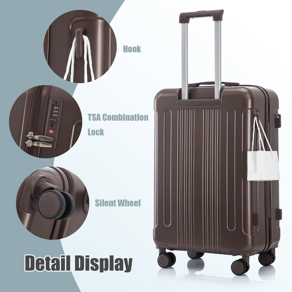 3 Piece Luggage Set Expandable - огляд і ціна Expandable Hard Shell Luggage Set