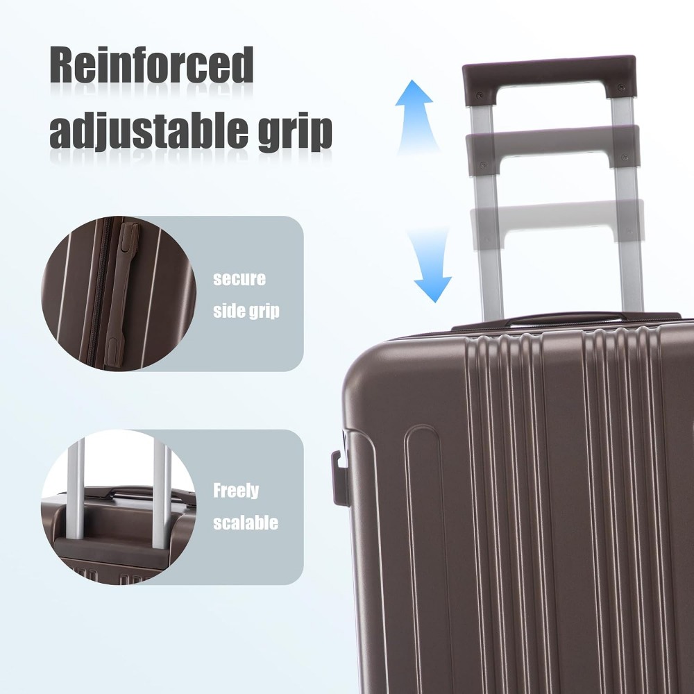 3 Piece Luggage Set Expandable - огляд і ціна Expandable Hard Shell Luggage Set