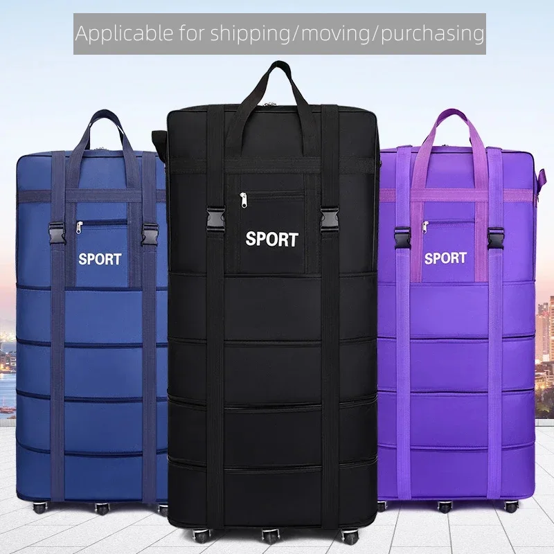 Plus Airline Checked Bag Oxfor - огляд і ціна Foldable Rolling Luggage Bag